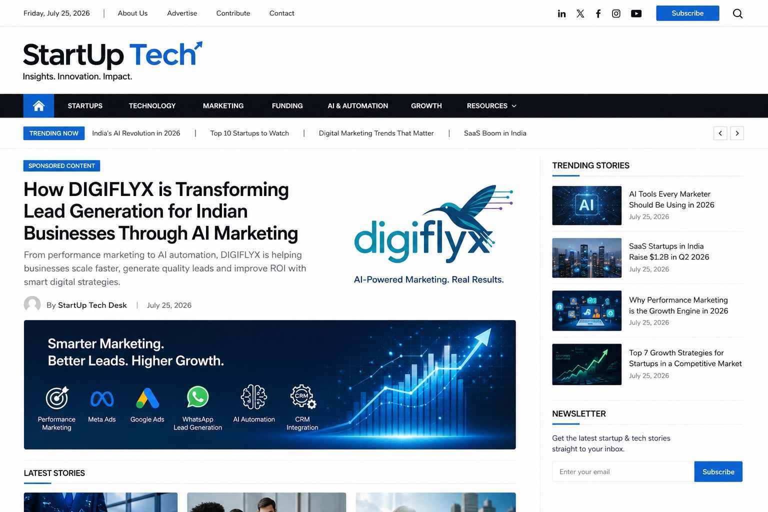 DIGIFLYX digital PR coverage screenshot 2